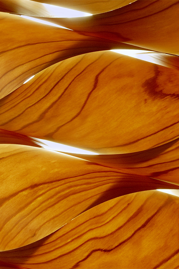 "We researched and patented a process called Timberlite to build them, eliminating contaminating processes and integrating sustainable processes."