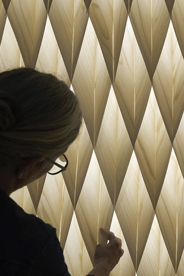 "We love details, imperfections, discovery and the exquisite transformation that light produces in wood."