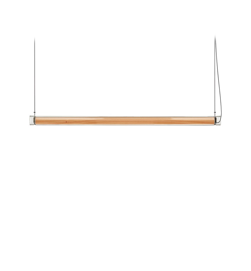 Estela Horizontal Suspension Natural Beech - LZF Lamps on