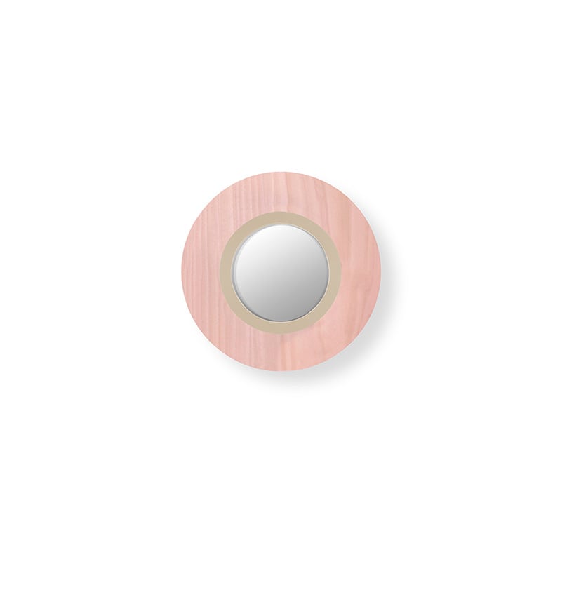 Lens Circular Wall Pale Rose - LZF Lamps on