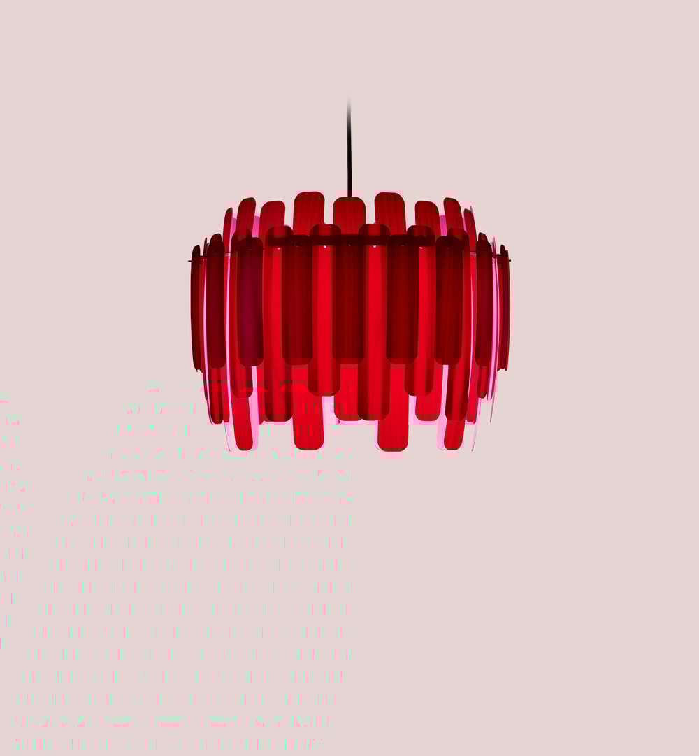 Maruja Suspension Red - LZF Lamps on